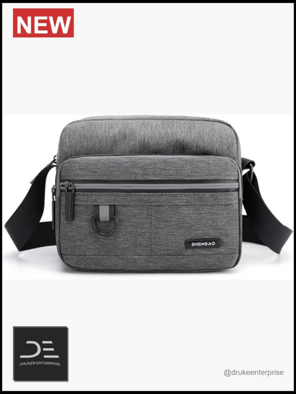 Canvas Crossbody Mini Messenger Bag for Cell Phone, Wallet, Key
